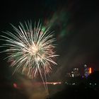 Feuerwerk über den Niagarafällen