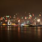 Feuerwerk über der Altstadt