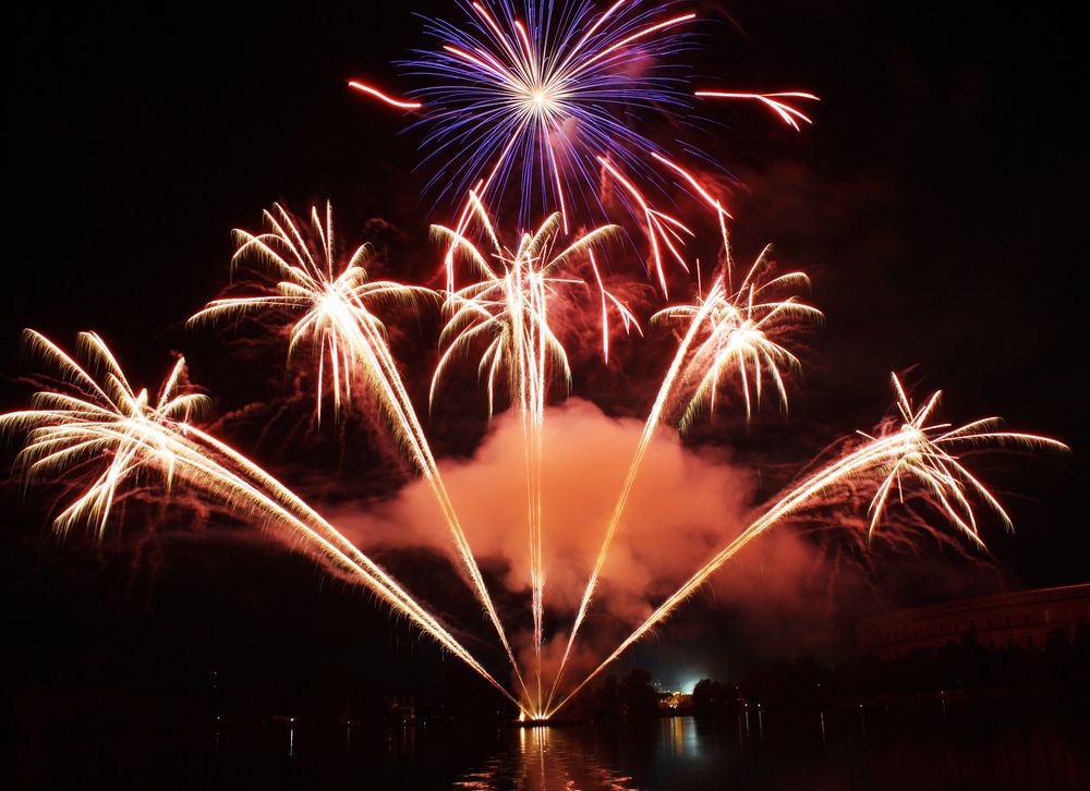 Feuerwerk über der Kongresshalle Teil 3