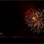 Feuerwerk über der Ostsee