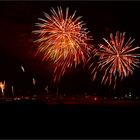 Feuerwerk über der Ostsee