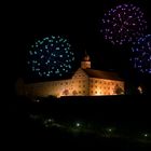 Feuerwerk über der Plassenburg