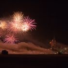 Feuerwerk über der Stadt