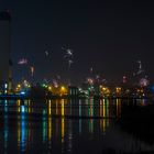 Feuerwerk über der Weser