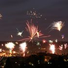 Feuerwerk über Dingelstädt am 01.01.2018