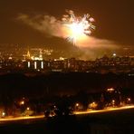 Feuerwerk über Dresden