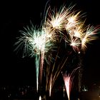 Feuerwerk über Dresden