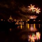 Feuerwerk über Dresden