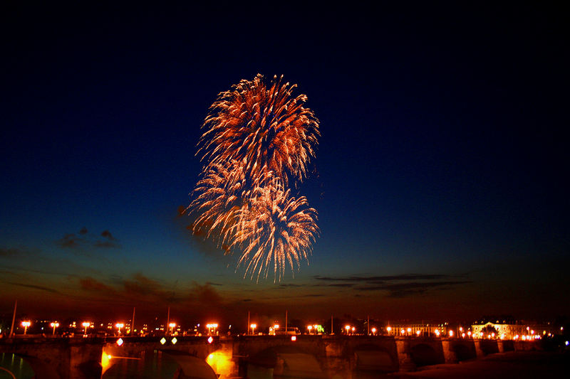 Feuerwerk über Dresen 2