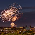 Feuerwerk über Erfurt