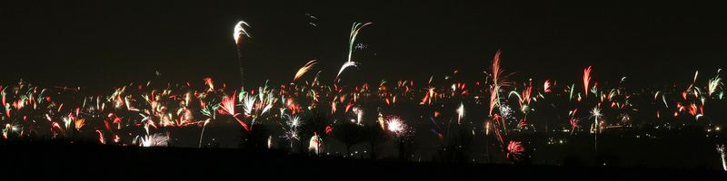 Feuerwerk über Eschweiler