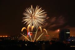 Feuerwerk über Frankfurt