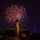 Feuerwerk über Heilig Kreuz