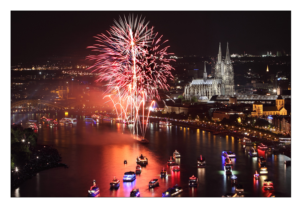 Feuerwerk über Köln