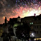 Feuerwerk über Krakau