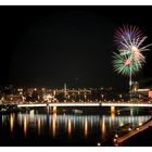 Feuerwerk über Linz