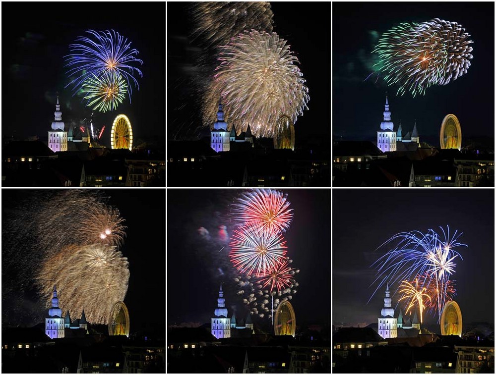 Feuerwerk über Lippstadt