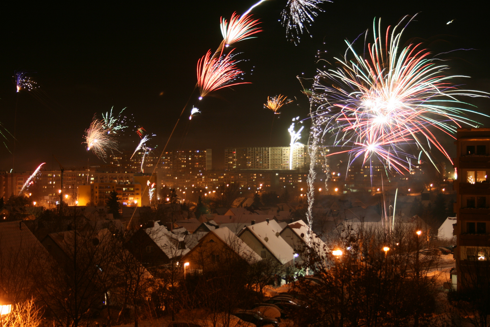 Feuerwerk über meiner Stadt