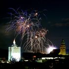 Feuerwerk über Mühldorf