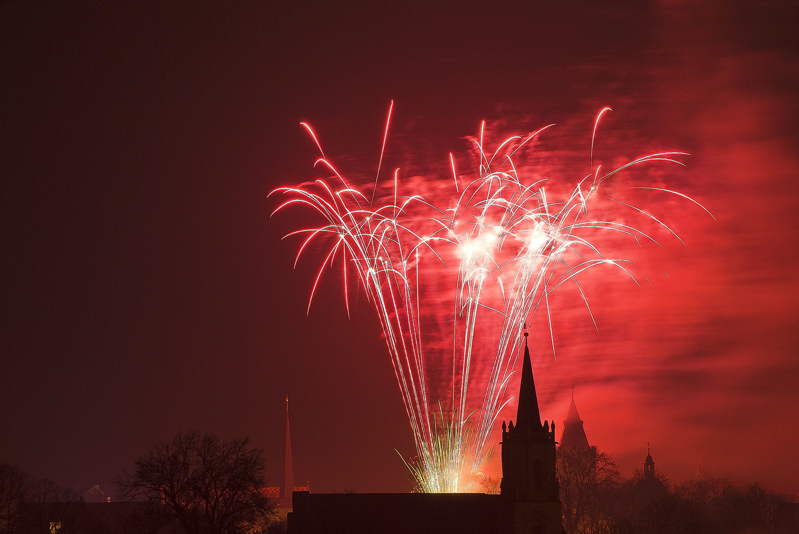 Feuerwerk über Mühlhausen 1