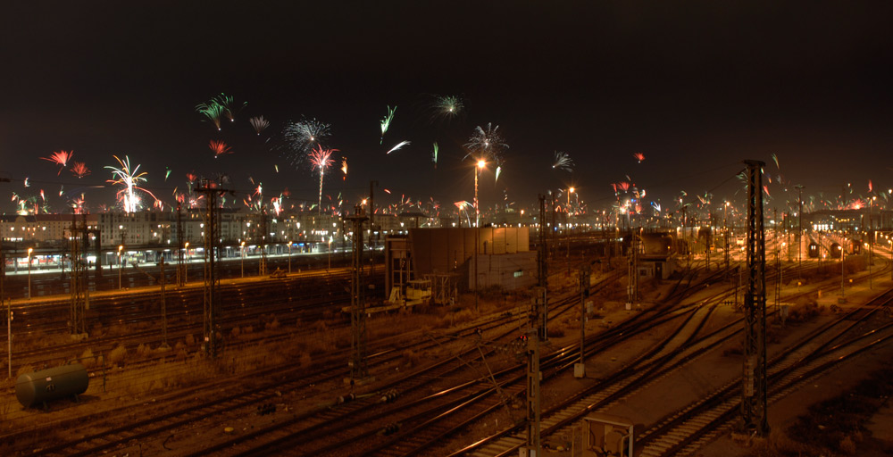 Feuerwerk über München