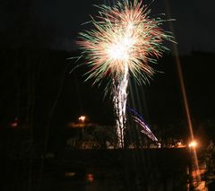 Feuerwerk über Olbernhau