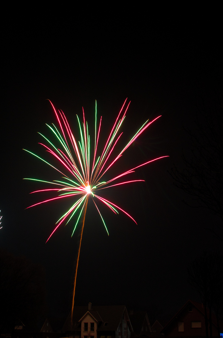 Feuerwerk über Ostbevern II