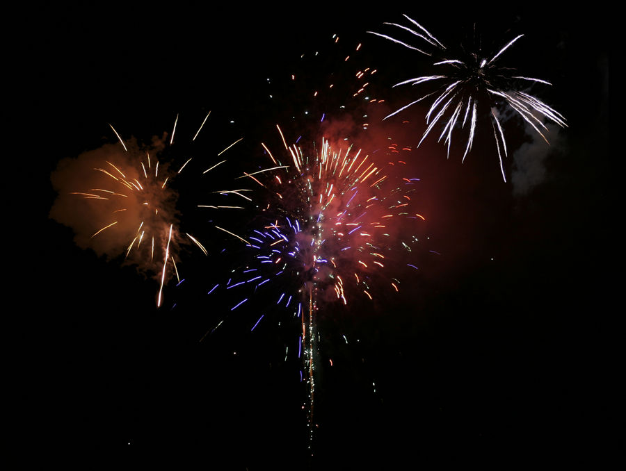 Feuerwerk Über Seeburg