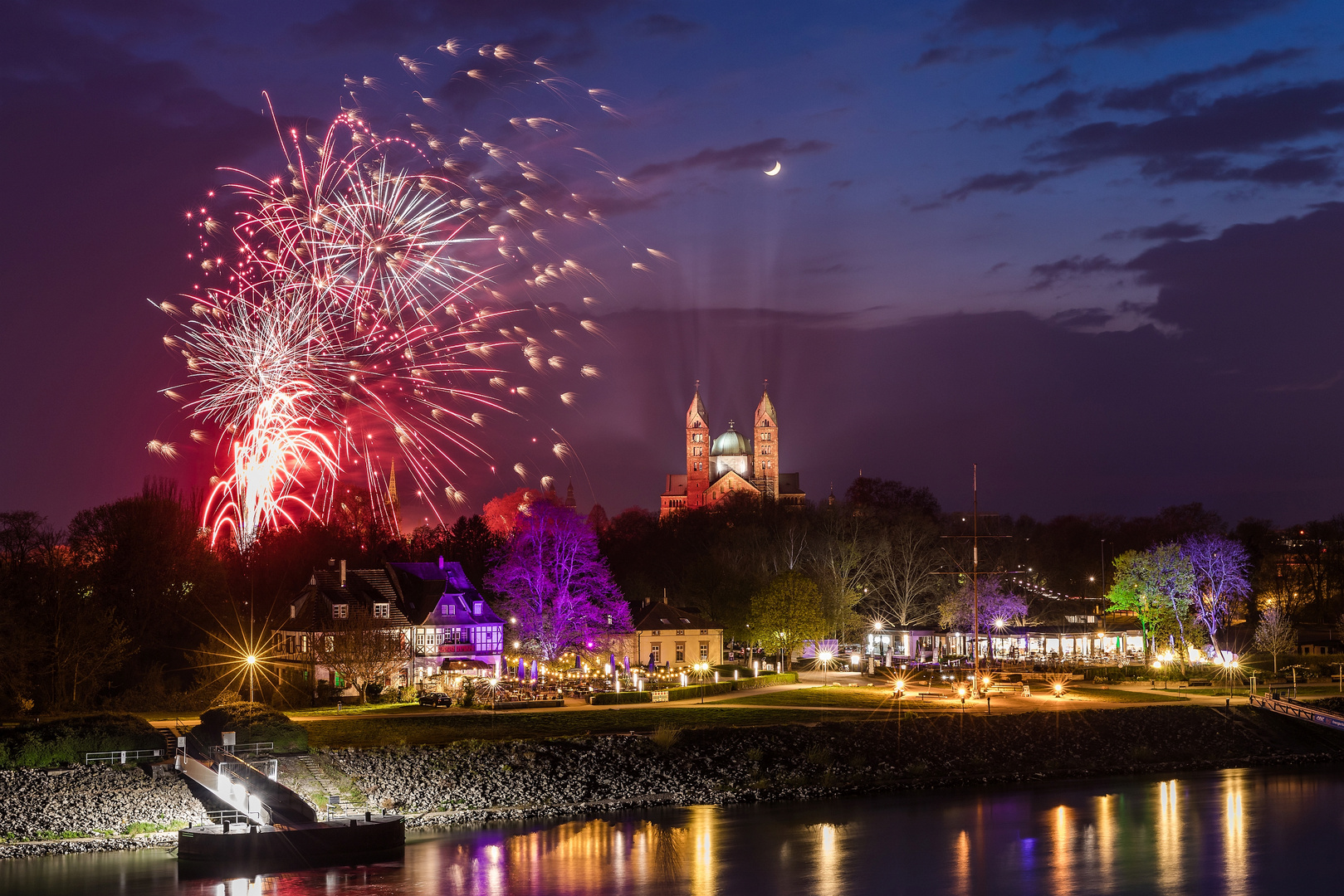 Feuerwerk über Speyer