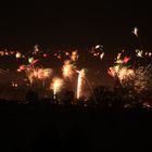 Feuerwerk über Stadthagen