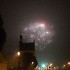 Feuerwerk über Sulzfeld am Main