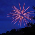 Feuerwerk über Unterkirnach