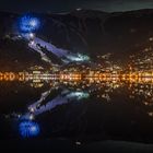 Feuerwerk über Zell am See