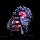 Feuerwerk über Zollverein