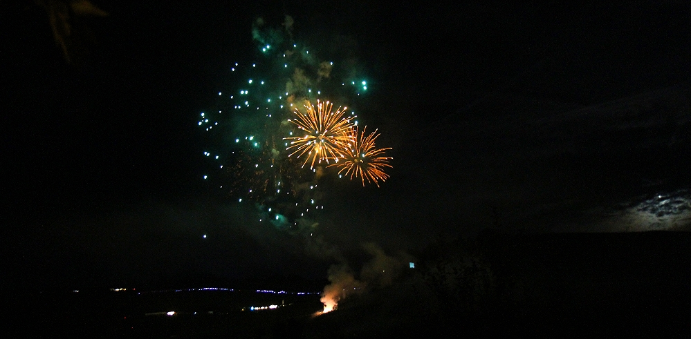 Feuerwerk überm Weinberg - Teil 2