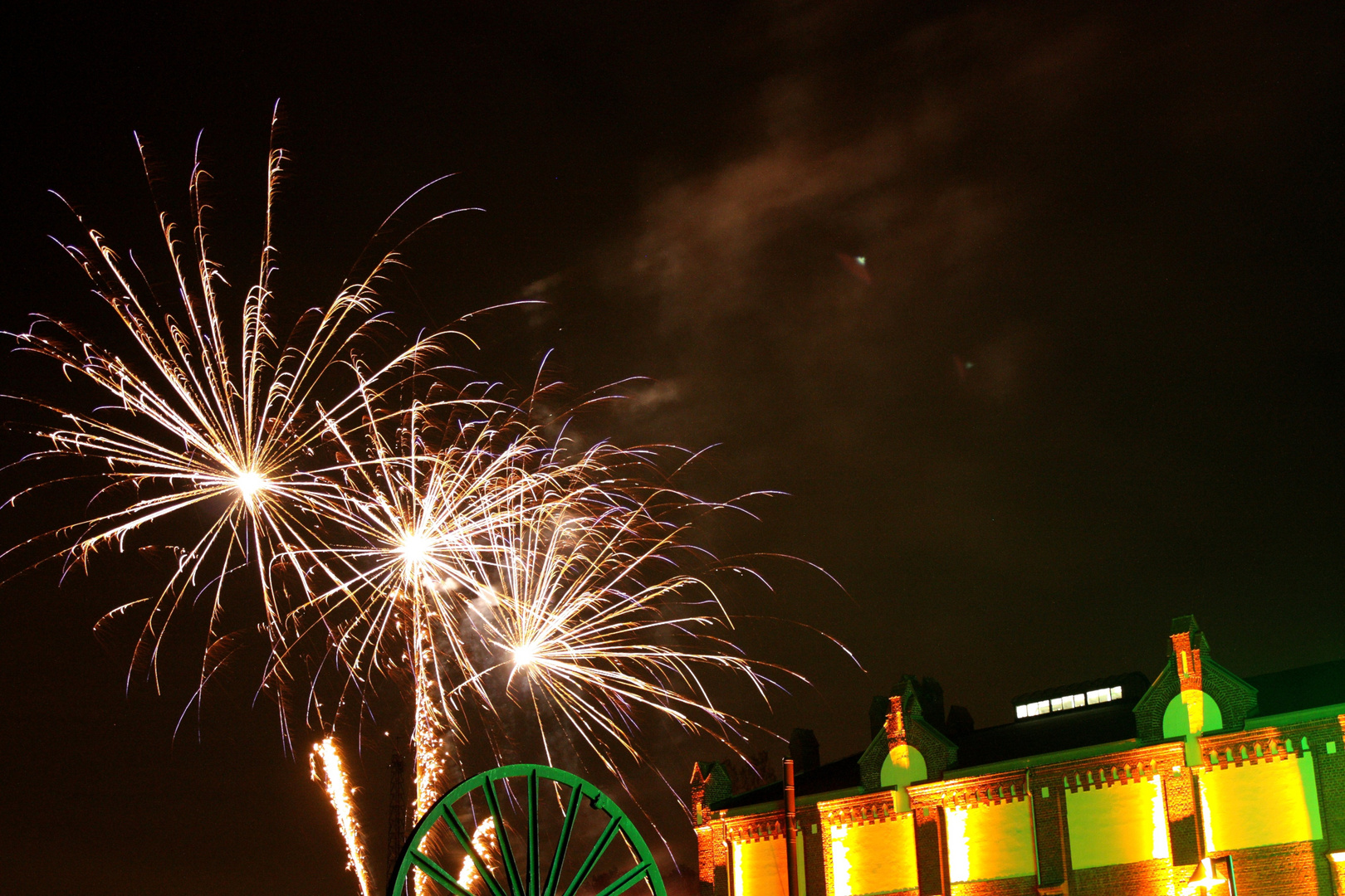 Feuerwerk und Lichter