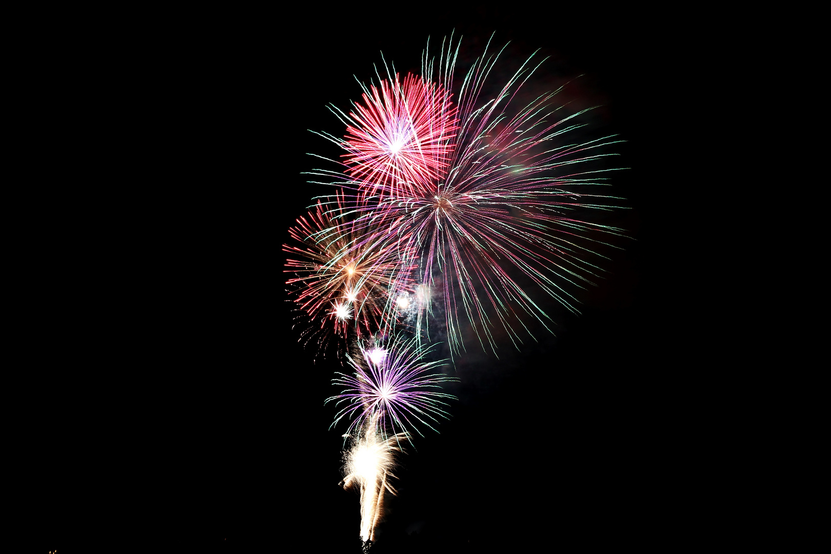 Feuerwerk Volksfest Schweinfurt