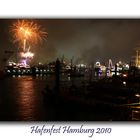 Feuerwerk vom 821. Hafenfest Hamburg