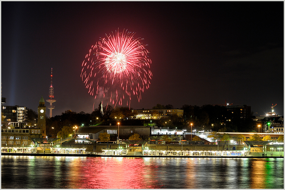 Feuerwerk vom Hamburger Dom