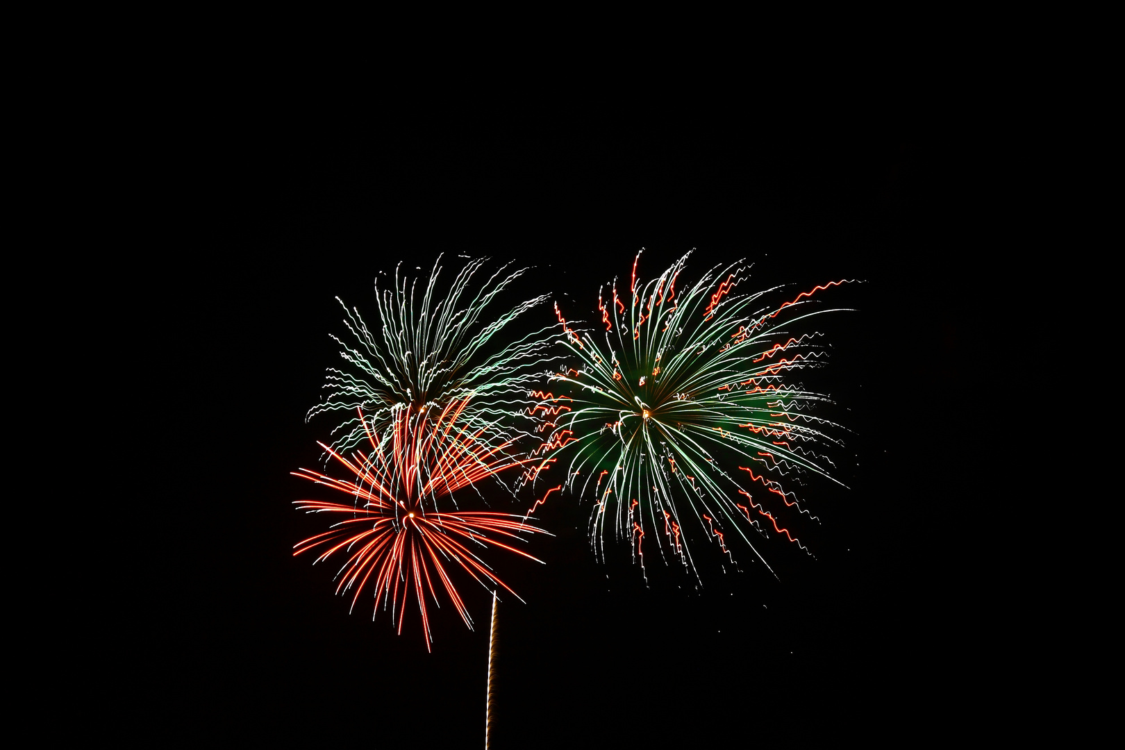 Feuerwerk vom Peitzer Fischerfest 2010