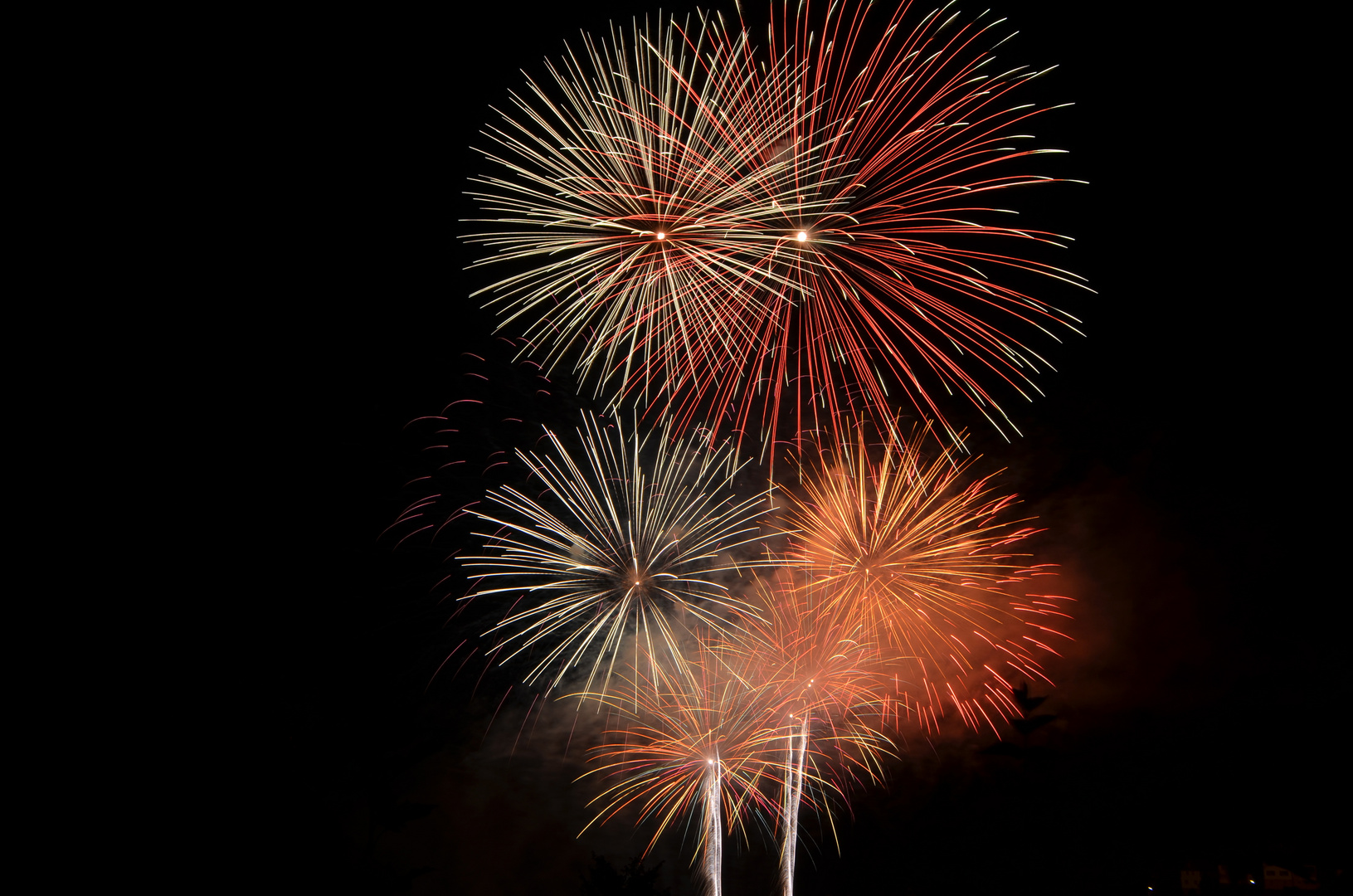 Feuerwerk von Rheinmetall in Oberndorf