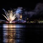 Feuerwerk vor dem Münster