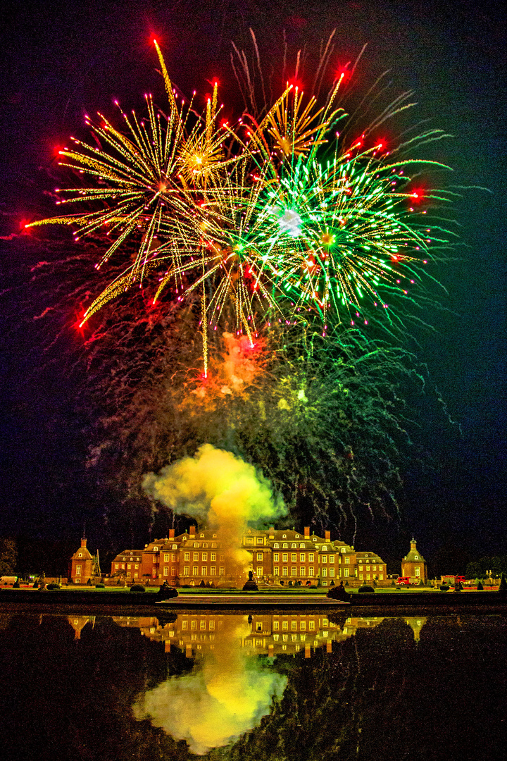 Feuerwerk, Wasserschloss Nordkirchen, Westfälisches Versailles, 2013