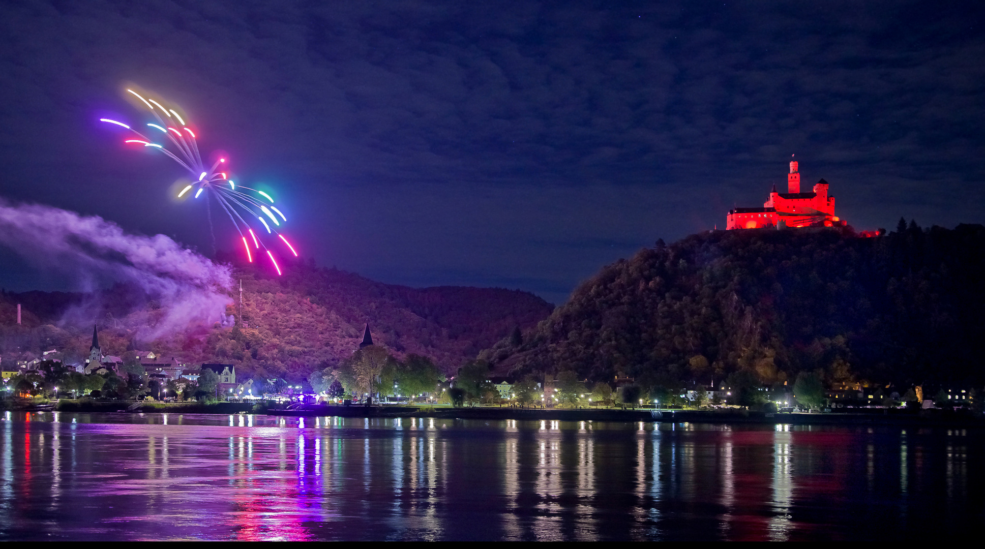 Feuerwerk Weinfest Braubach II