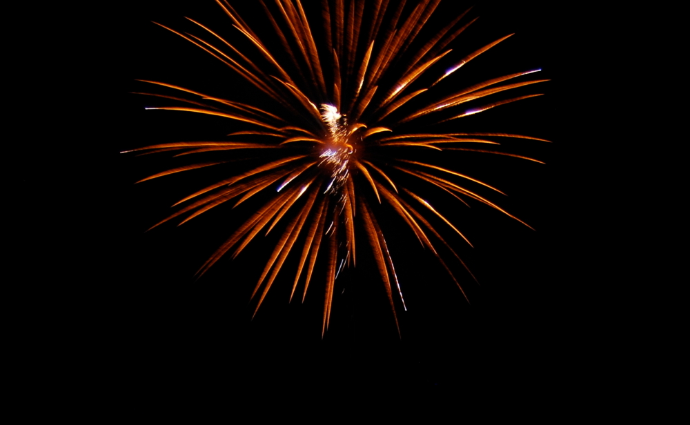 Feuerwerk Weserbeleuchtung