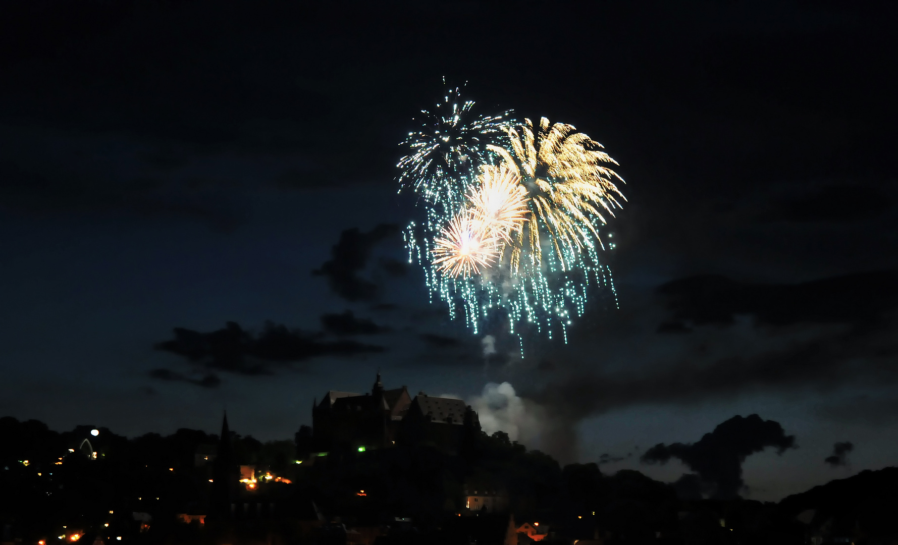 Feuerwerk zu 3 Tage Marburg 2012