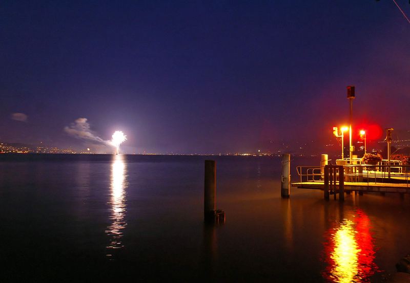 Feuerwerk Zürichsee