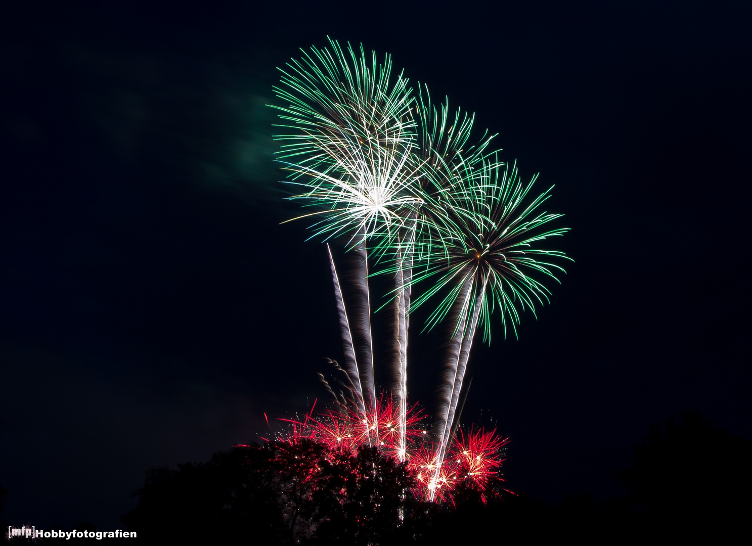 Feuerwerk zum 10. Burginsellauf in Delmenhorst