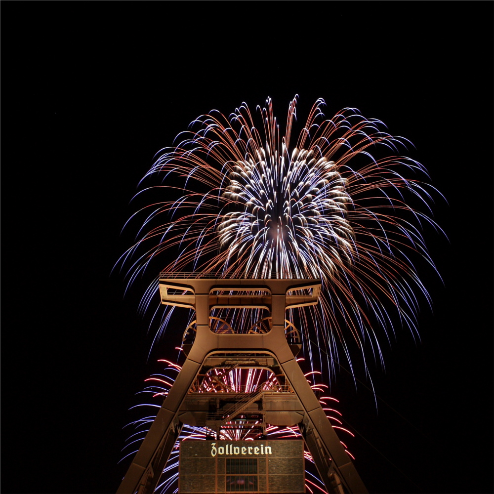 Feuerwerk zum 19. Zechenfest