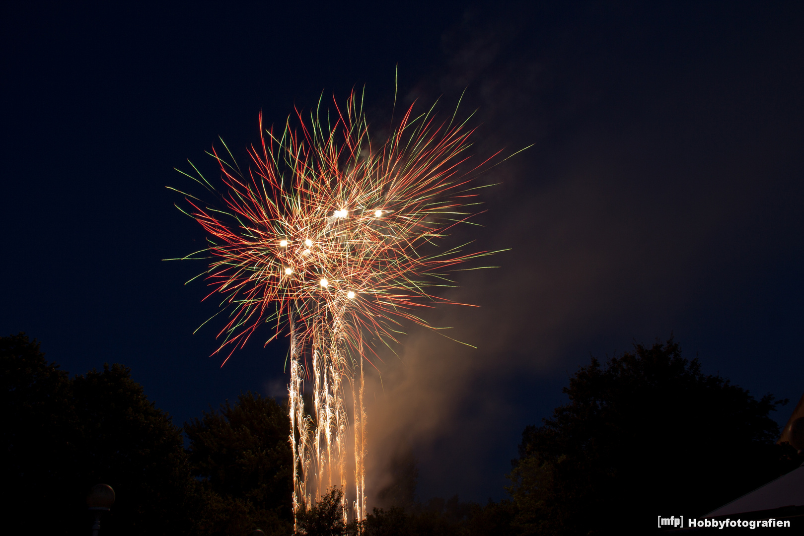 Feuerwerk zum Abiball in Horumersiel 2012